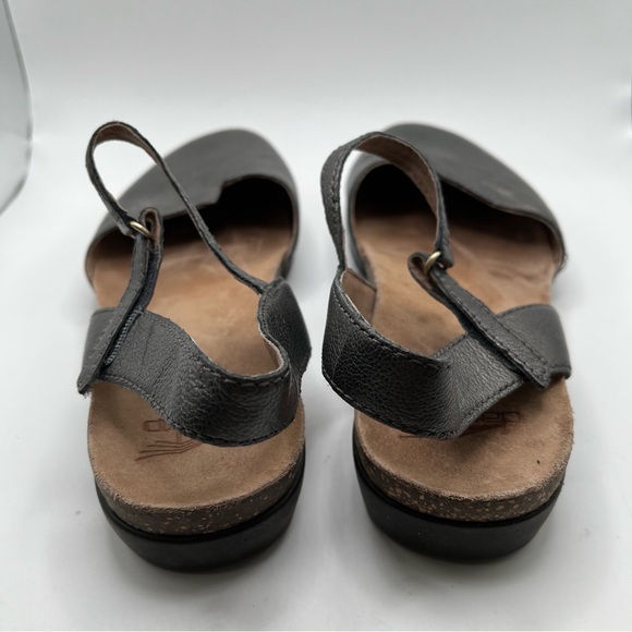 Dansko Rowan Color Graphite Metallic Mary Jane size 39 US 8.5 flats - Picture 7 of 10